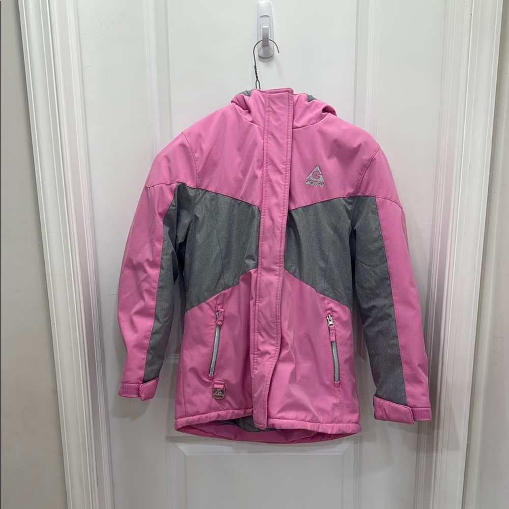 ZeroXposur Pink and Gray Kids Puffer Jacket